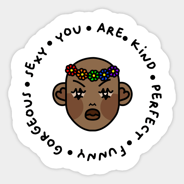 Angry kids - 021 Sticker by chocosprunes